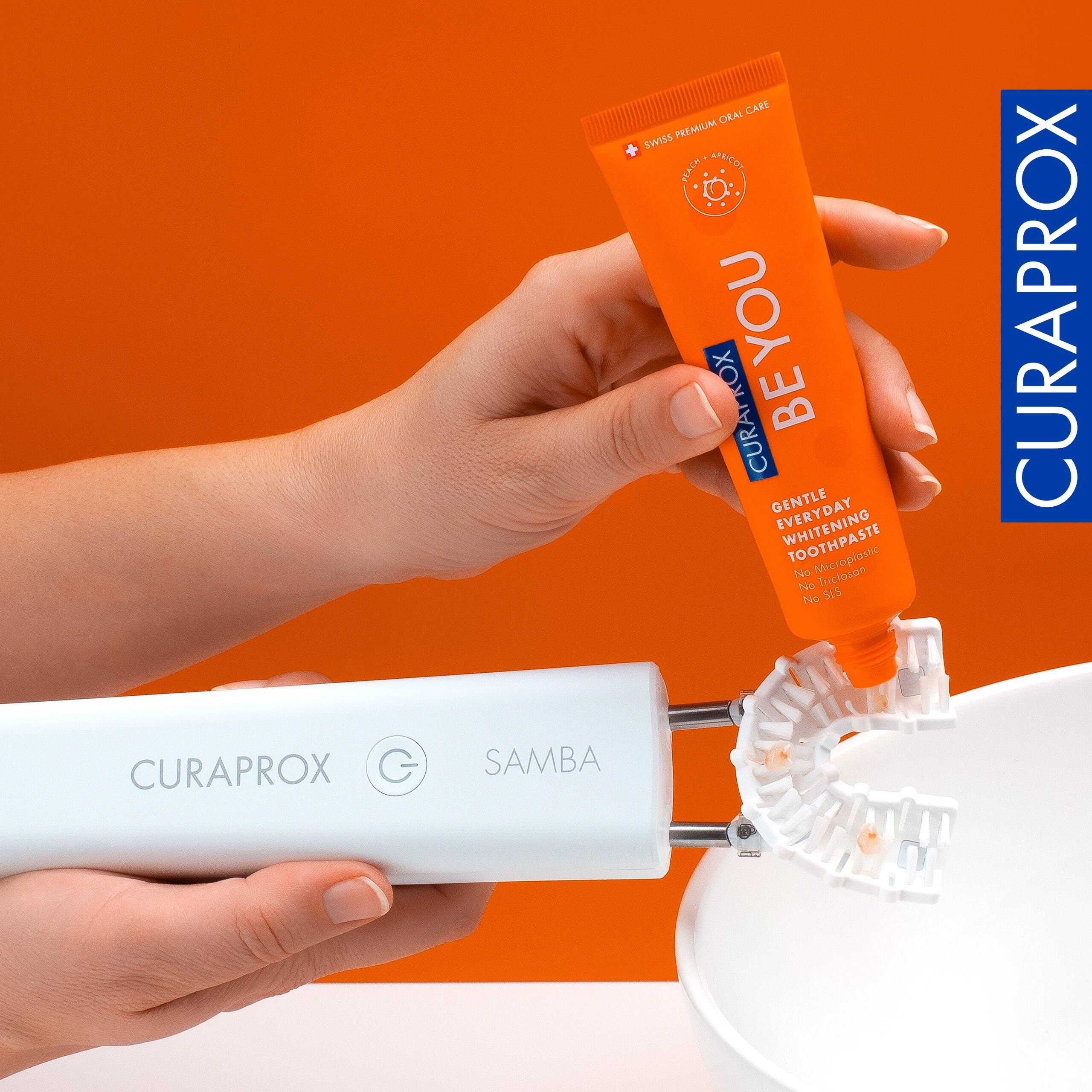 BE YOU CURAPROX GENTLE EVERYDAY WHITENING TOOTHPASTE No Microplastic No Triclosan No SLS CURAPROX G SAMBA