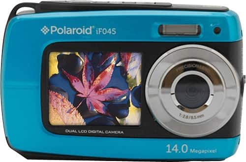 Best Buy: Polaroid iF045 14.0-Megapixel Digital Camera Blue IF045 