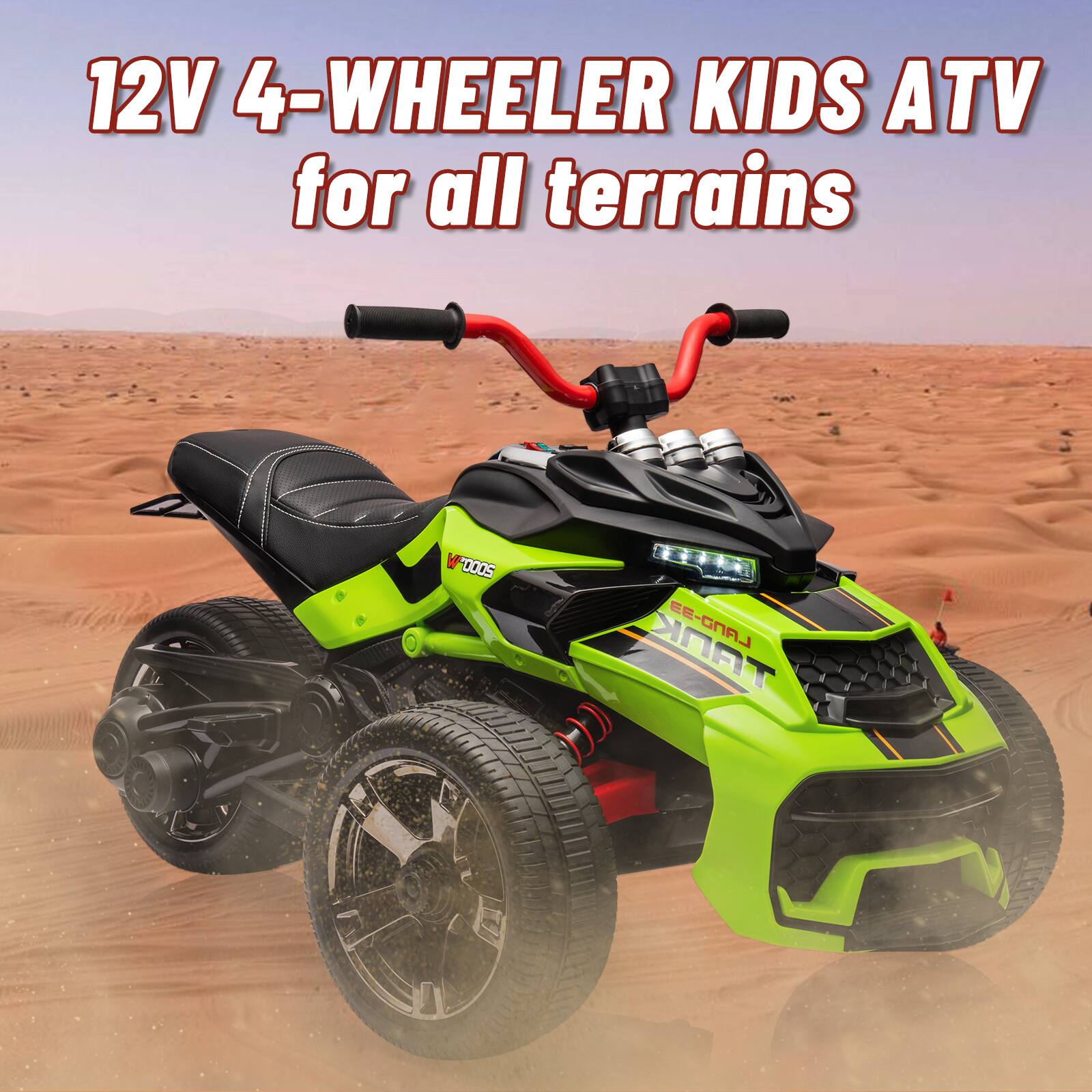 12V 4-WHEELER KIDS ATV for all terrains