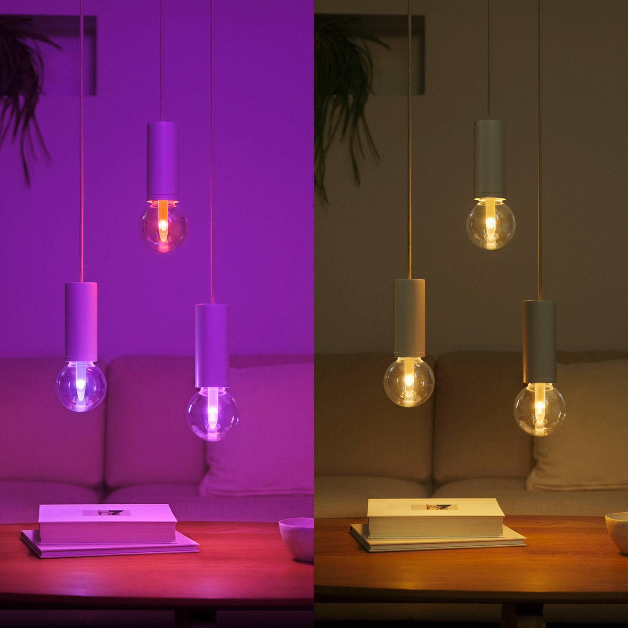 Alt View 12. Philips - Hue LightGuide Small Globe G30 - black.