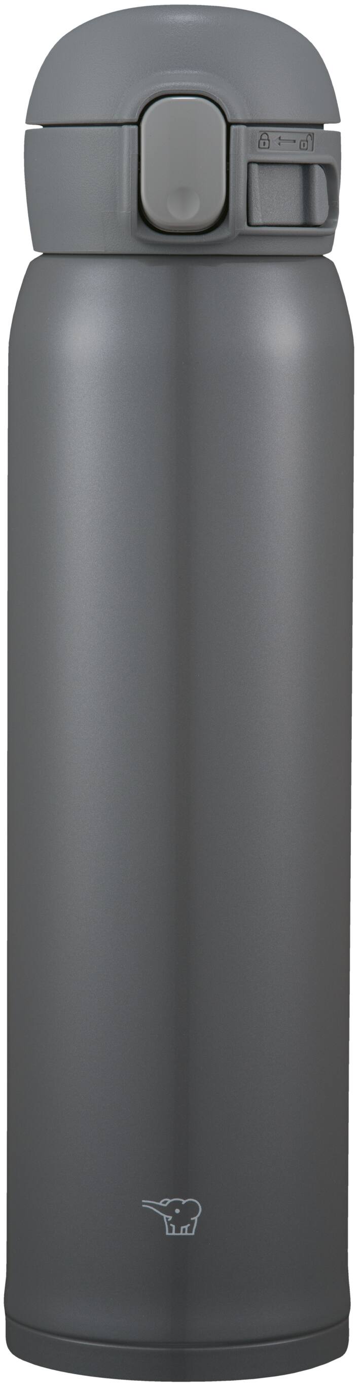 Angle. Zojirushi - Stainless Mug 20oz. - Dark Gray.