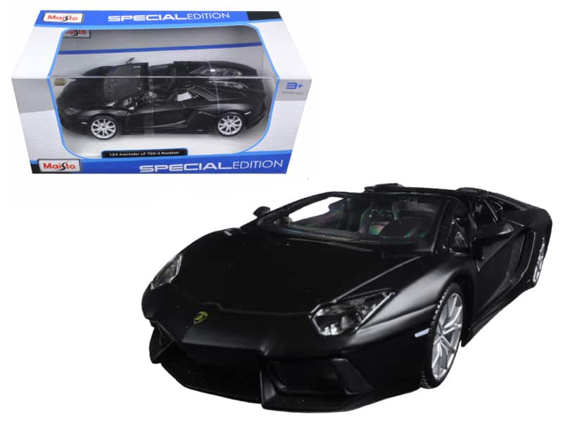 Lamborghini Aventador LP 700-4 Roadster Matt Black 1/24 Diecast Model Car  by Maisto price history on PriceWatchPro