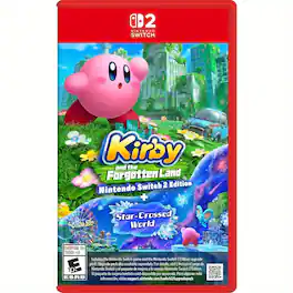 Kirby and the Forgotten Land + Star-Crossed World - Nintendo Switch 2 Physical Games (HongKong Version) - Nintendo Switch 2