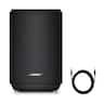 Bose - Lifestyle Ultra Speaker Bundle with Aux Cable, Wireless Home Speaker, TrueSpatial Audio, CleanBass - Black