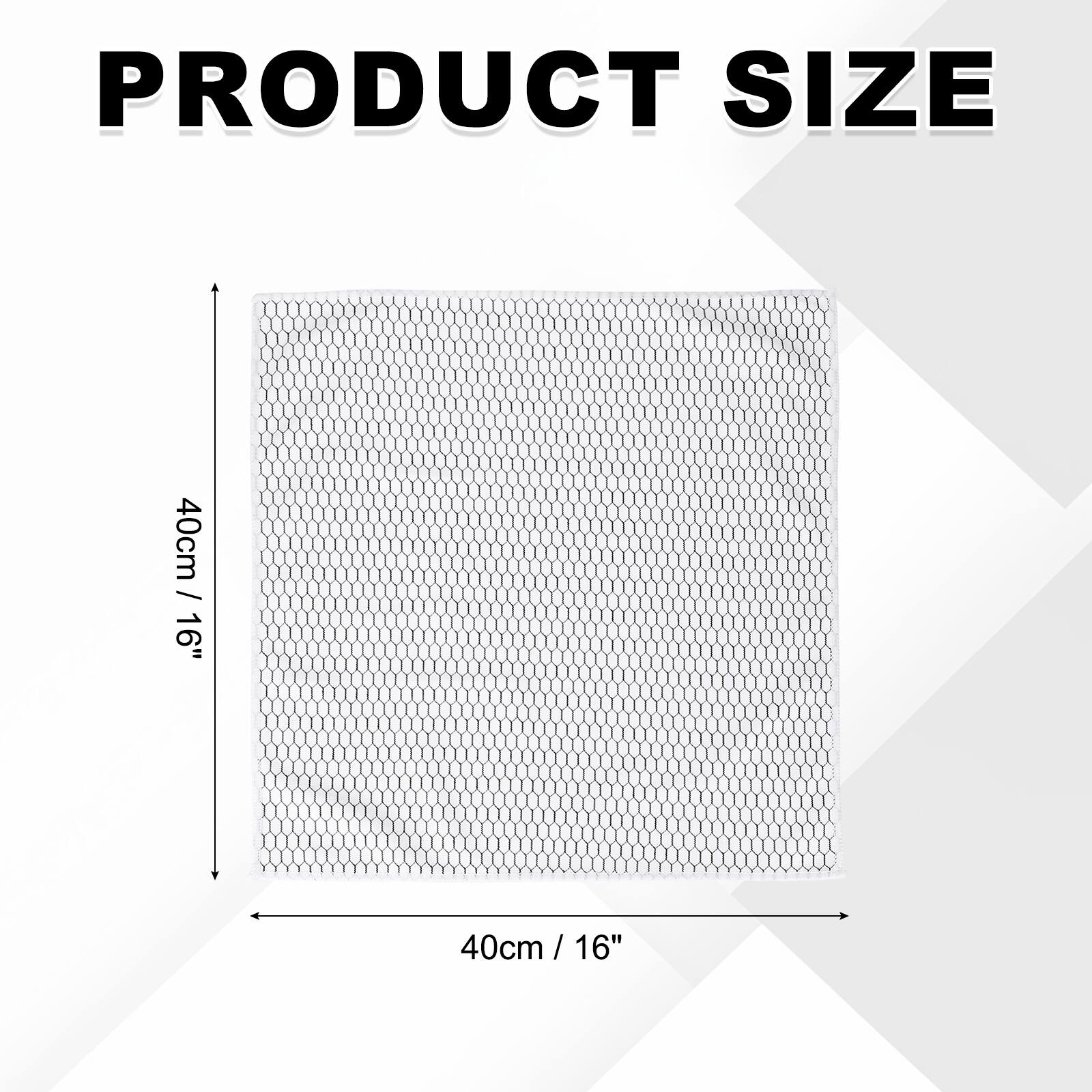 PRODUCT SIZE  
40cm / 16" x 40cm / 16"