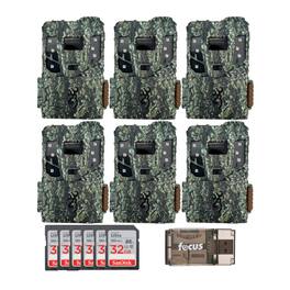 Browning - 6PK Pro Scout Max Extreme HD Cellular Trail Camera with SD and Reader