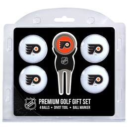 Team Golf - Philadelphia Flyers 4-Ball Gift Set - Multicolor