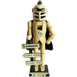 Santa's Workshop - UCF Knights 12" Mascot Nutcracker - Black