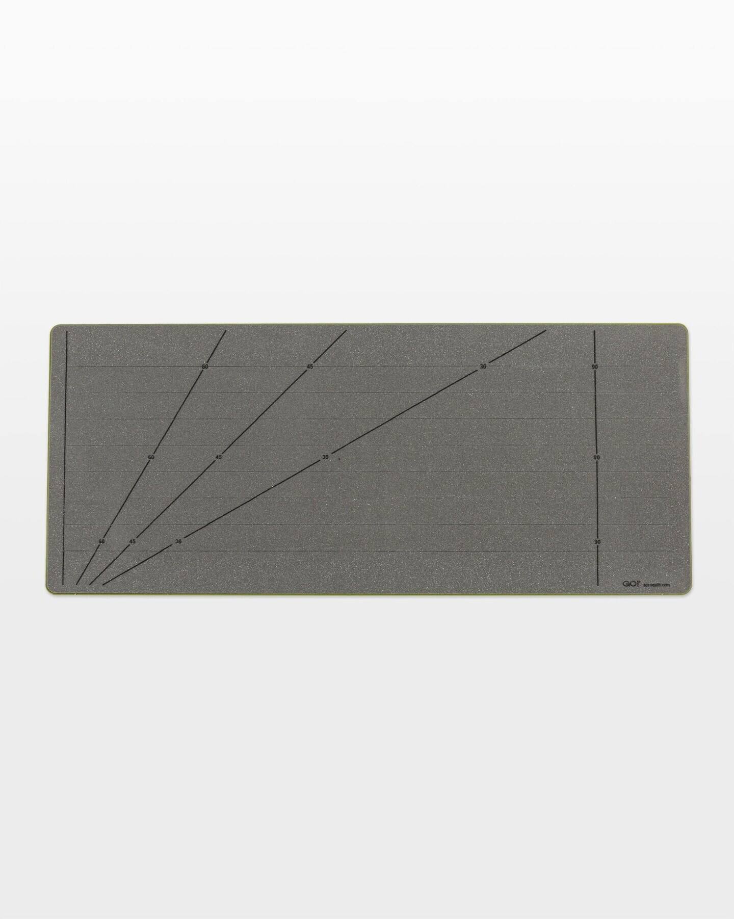 Left. AccuQuilt - GO! Fabric Cutting Dies; 1-inch; Strip Cutter - Green.