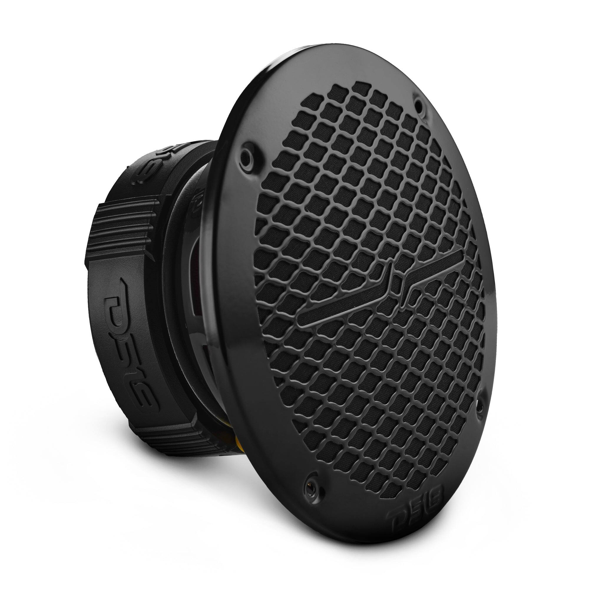 Alt View 1. DS18 Audio - PRO-ZT 6.5" 2-way Coaxial Mid-Range Speaker with Built-in Driver and Grille, 225W RMS 4-Ohm - BLACK.