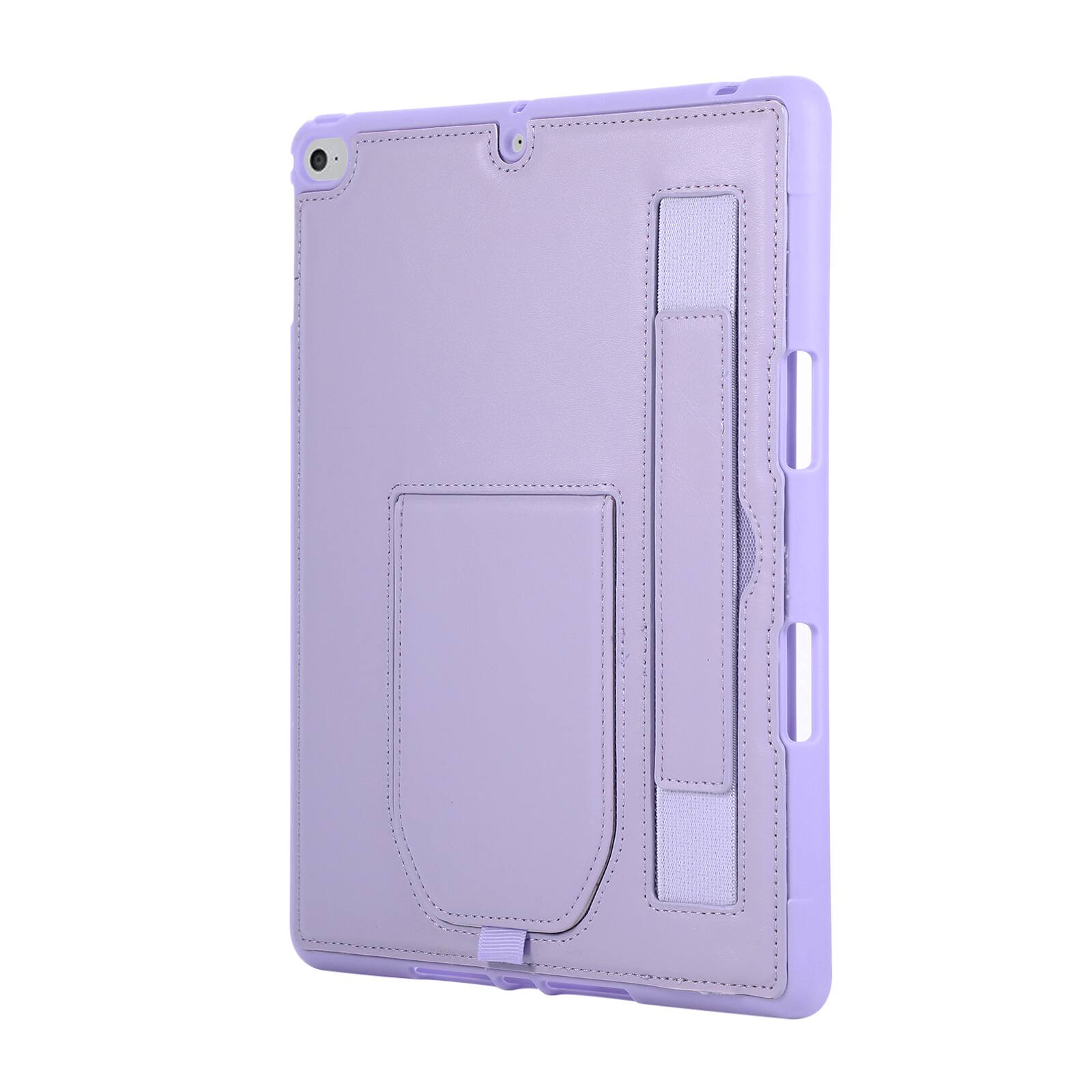 Alt View 2. UUCOVER - Case for iPad Air 11-inch M4 M3 M2 (2026/2025/2024) Shockproof PU Leather Hand Strap Kickstand Pencil Holder Cover - Purple.