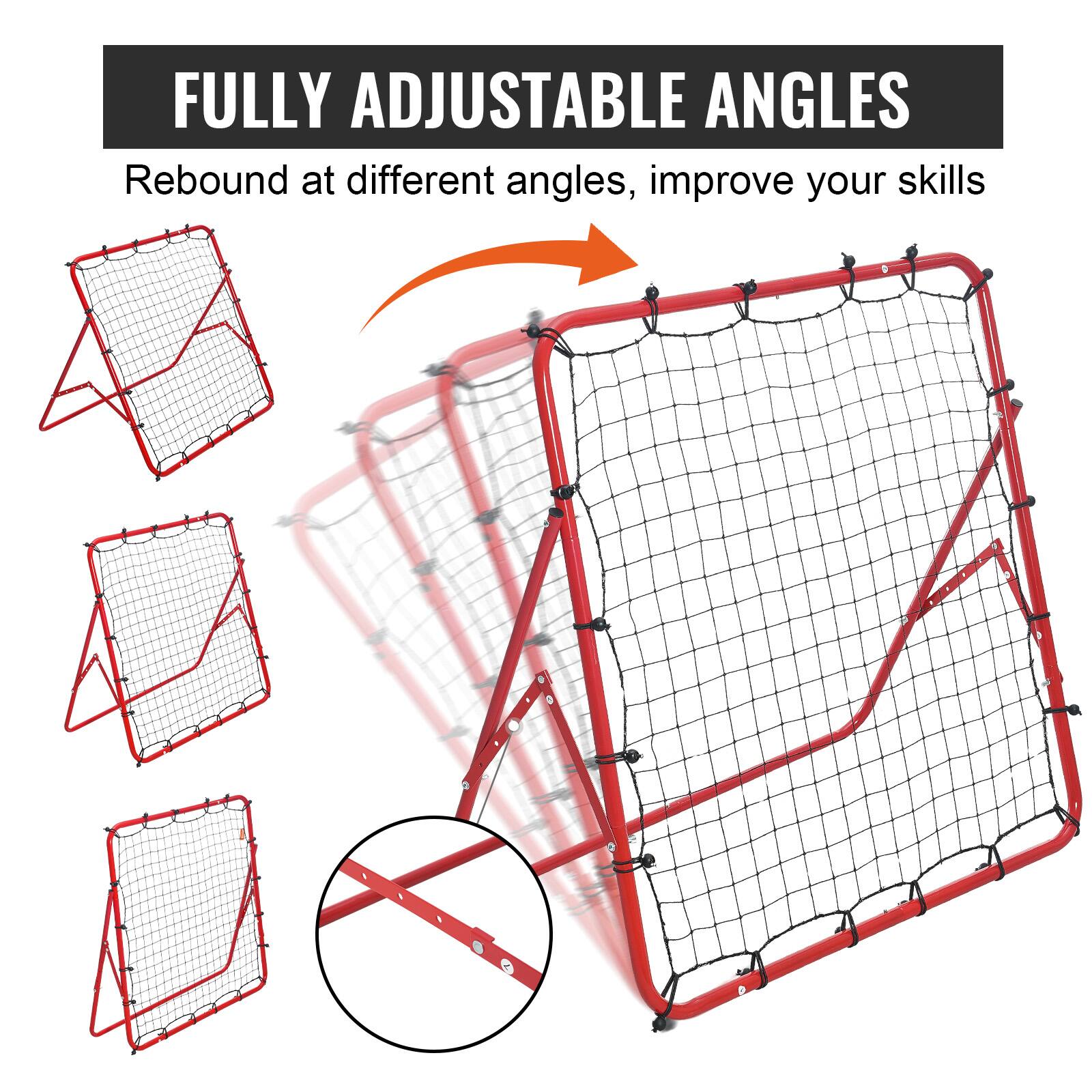 FULLY ADJUSTABLE ANGLES

Rebound at different angles, improve your skills