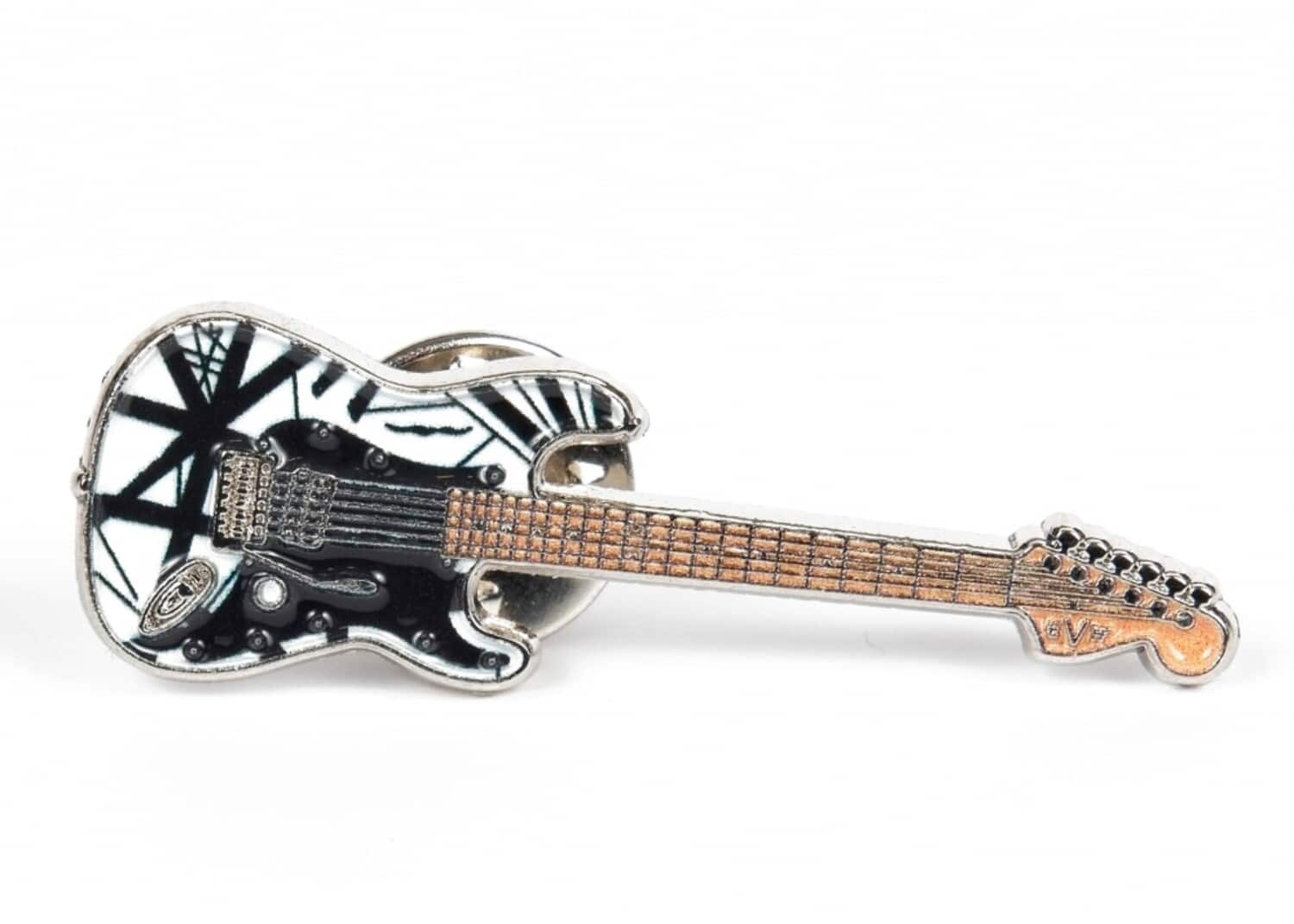 PopMarket - Eddie Van Halen - EVH - Eddie Van Halen - Black & White 78 Guitar Pin - Multicolor