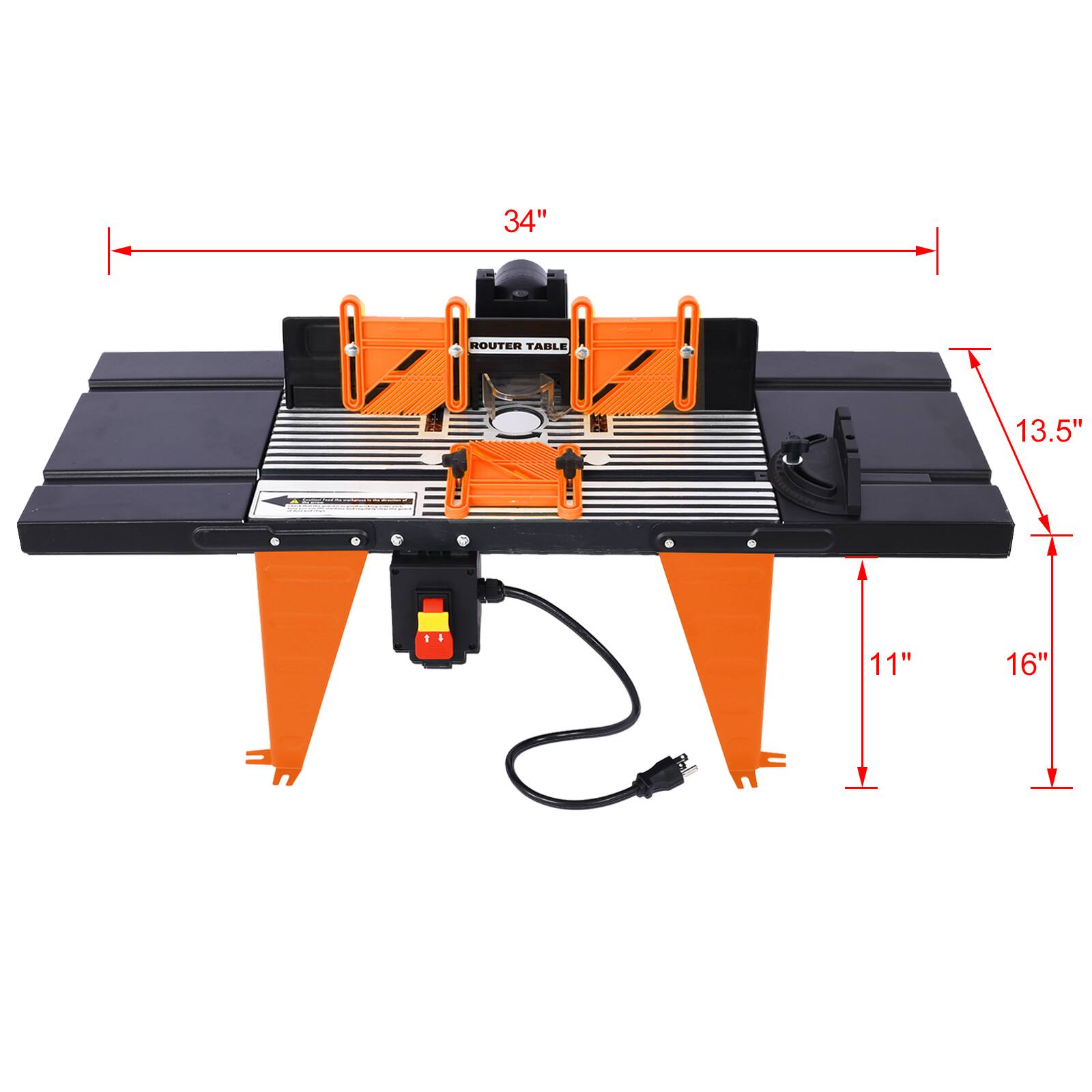 34" Router Table  
13.5"  
11"  
16"