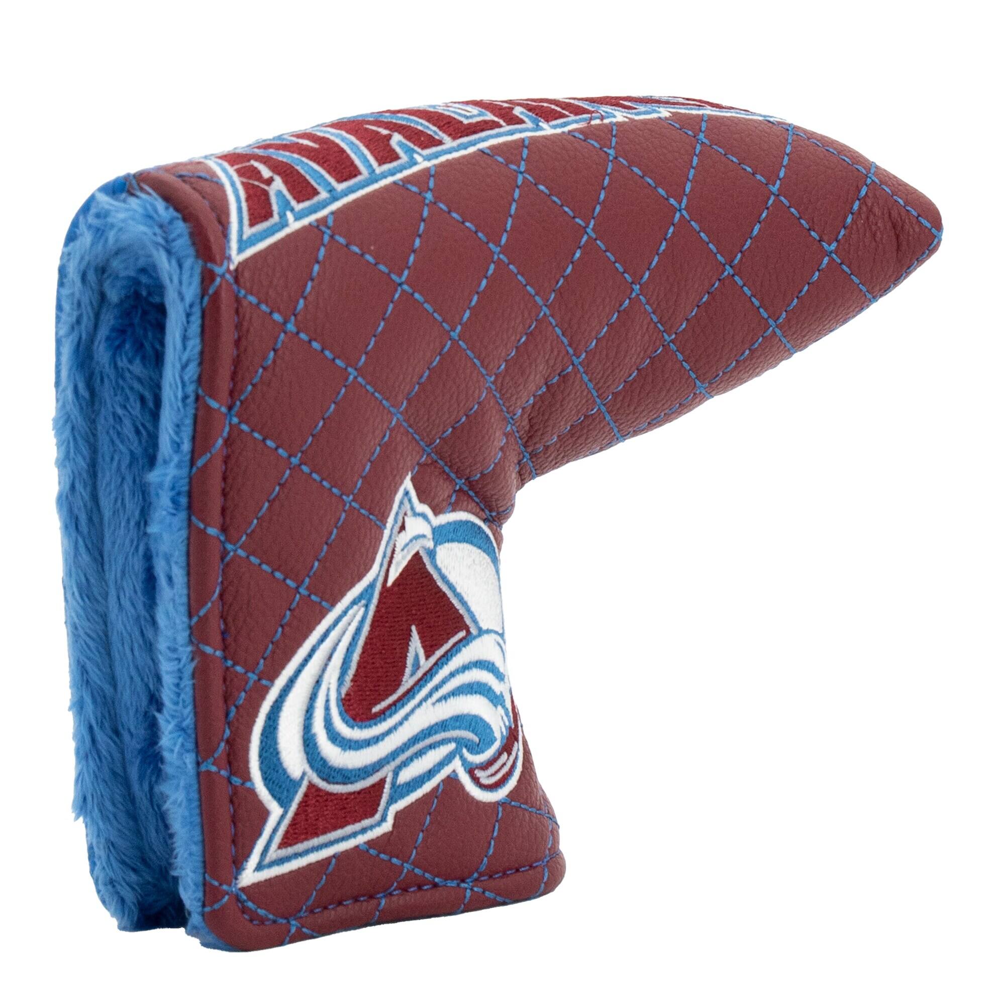 Alt View 3. Team Golf - Colorado Avalanche Quilted Blade Putter Cover - Multicolor.
