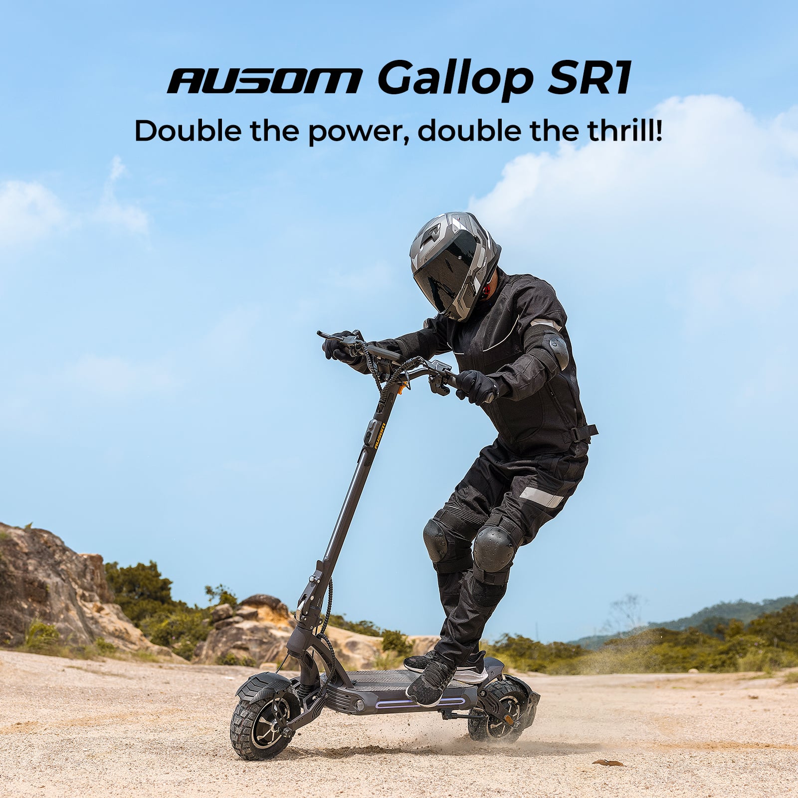 AUSOM Gallop SR1: Double the power, double the thrill!