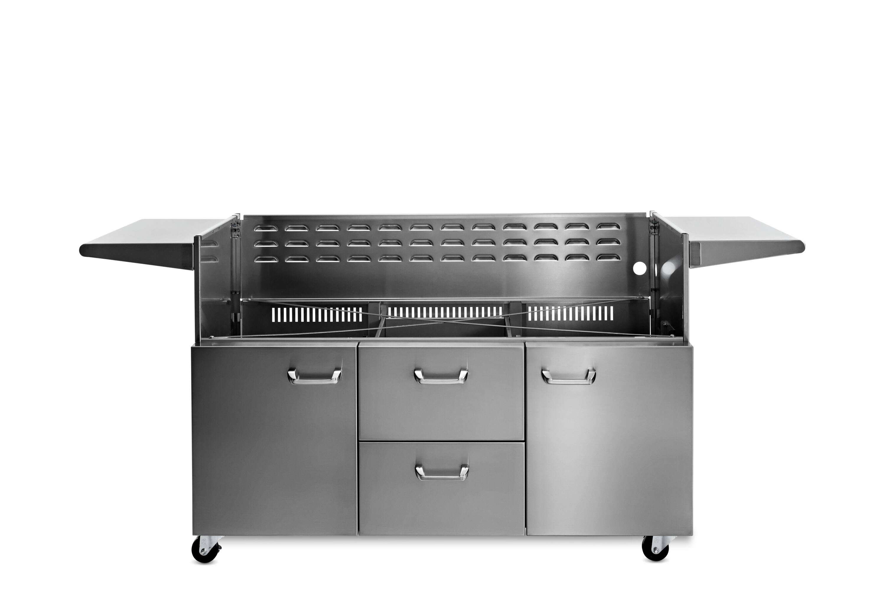 Storage Cart for Lynx 54" wide Grills - Stainless Steel
