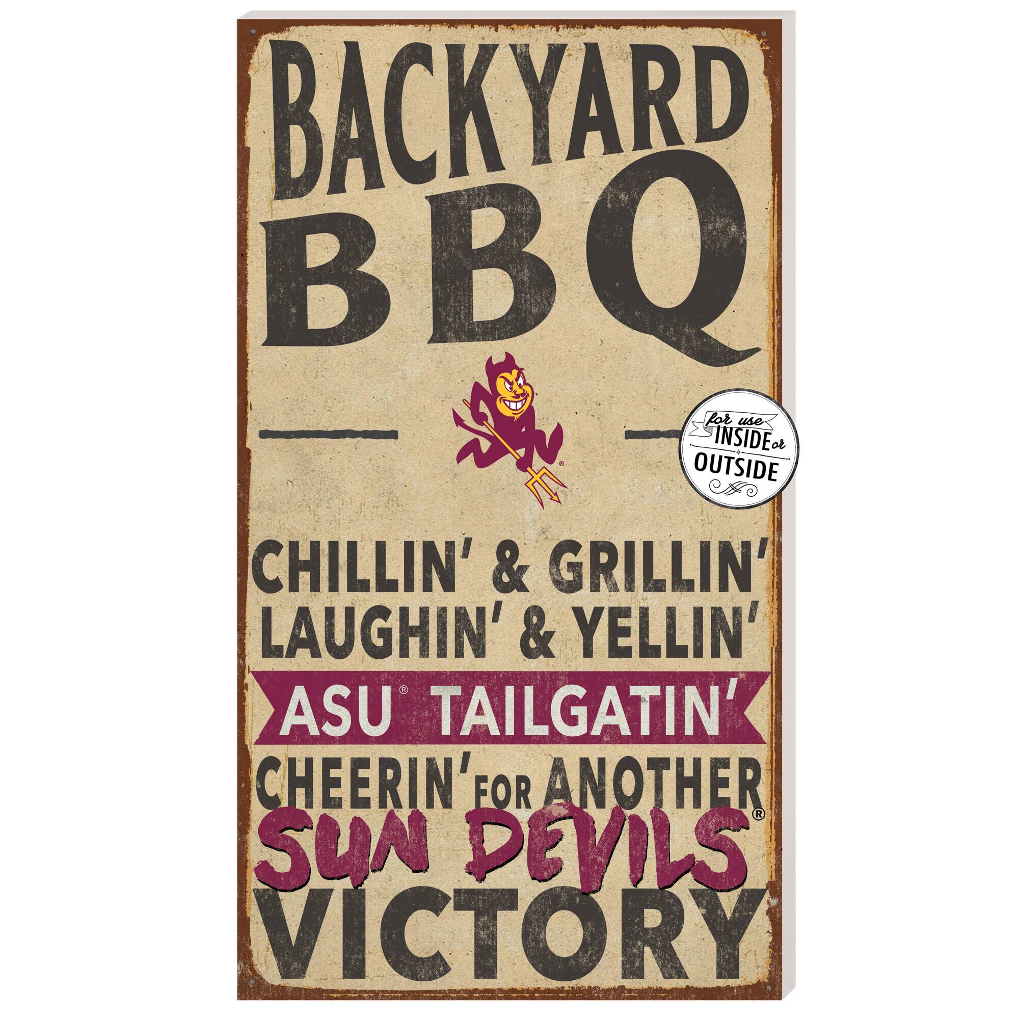 Arizona State Sun Devils 11'' x 20'' Indoor/Outdoor BBQ Sign