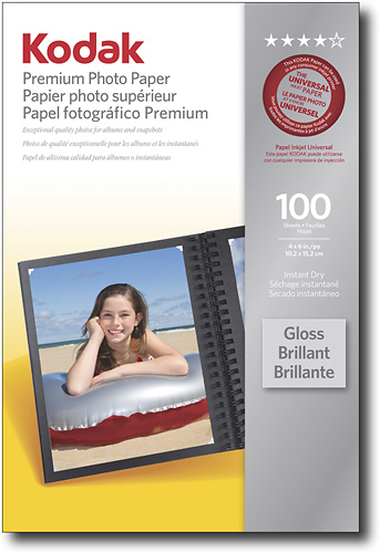 HP Photo Paper 4X6 Advanced Glossy 100 Ct.