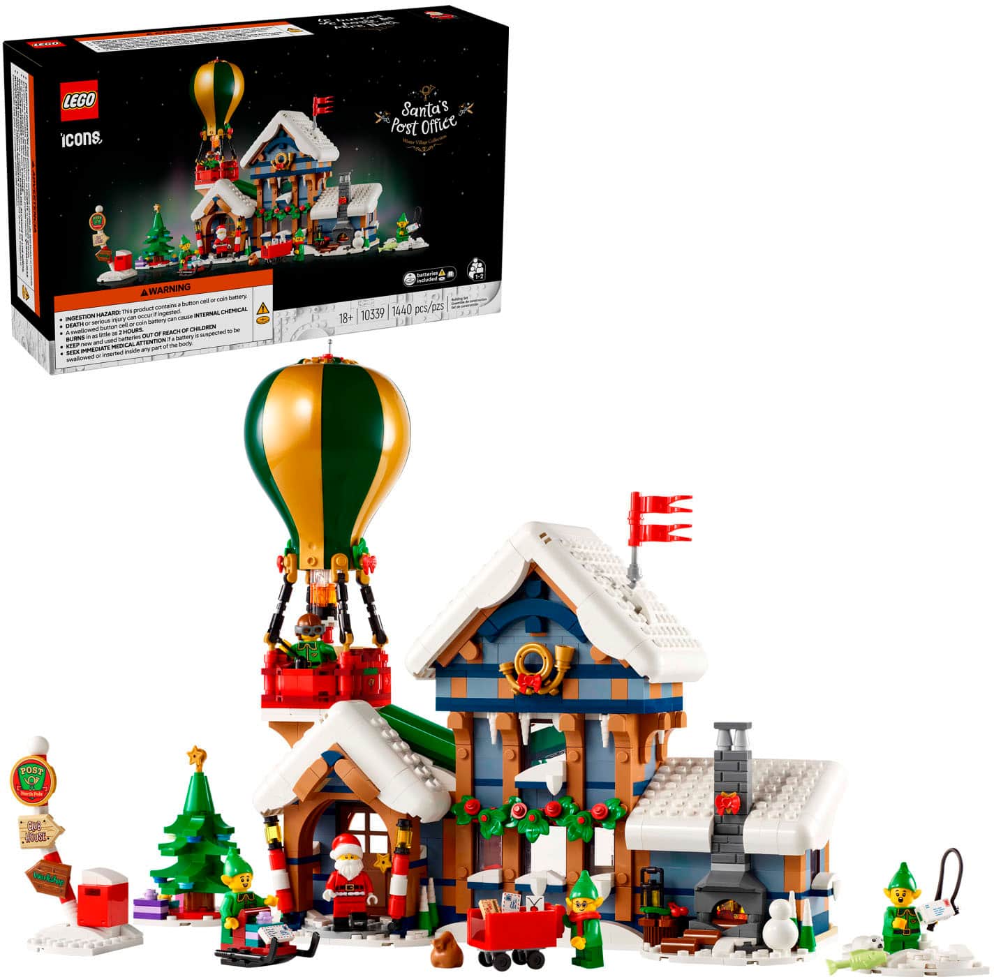 LEGO - Icons Santa's Post Office Building Set 10339 - Front_Zoom