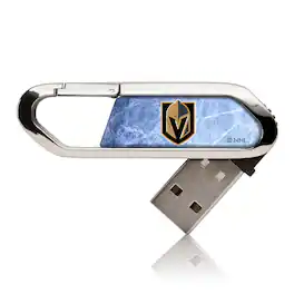 Keyscaper - Vegas Golden Knights Ice Flood Clip USB Flash Drive-16 GB USB-C - Multicolor