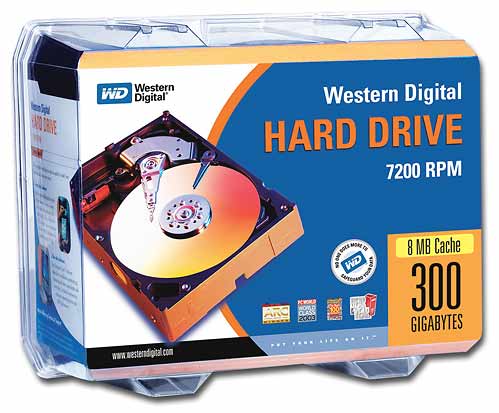 Angle Standard. Western Digital - 300.0GB Internal Hard Drive.