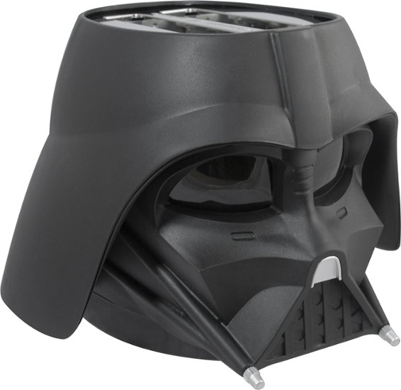 Pangea Brands - Darth Vader 2-Slot Toaster - Black - Angle Zoom
