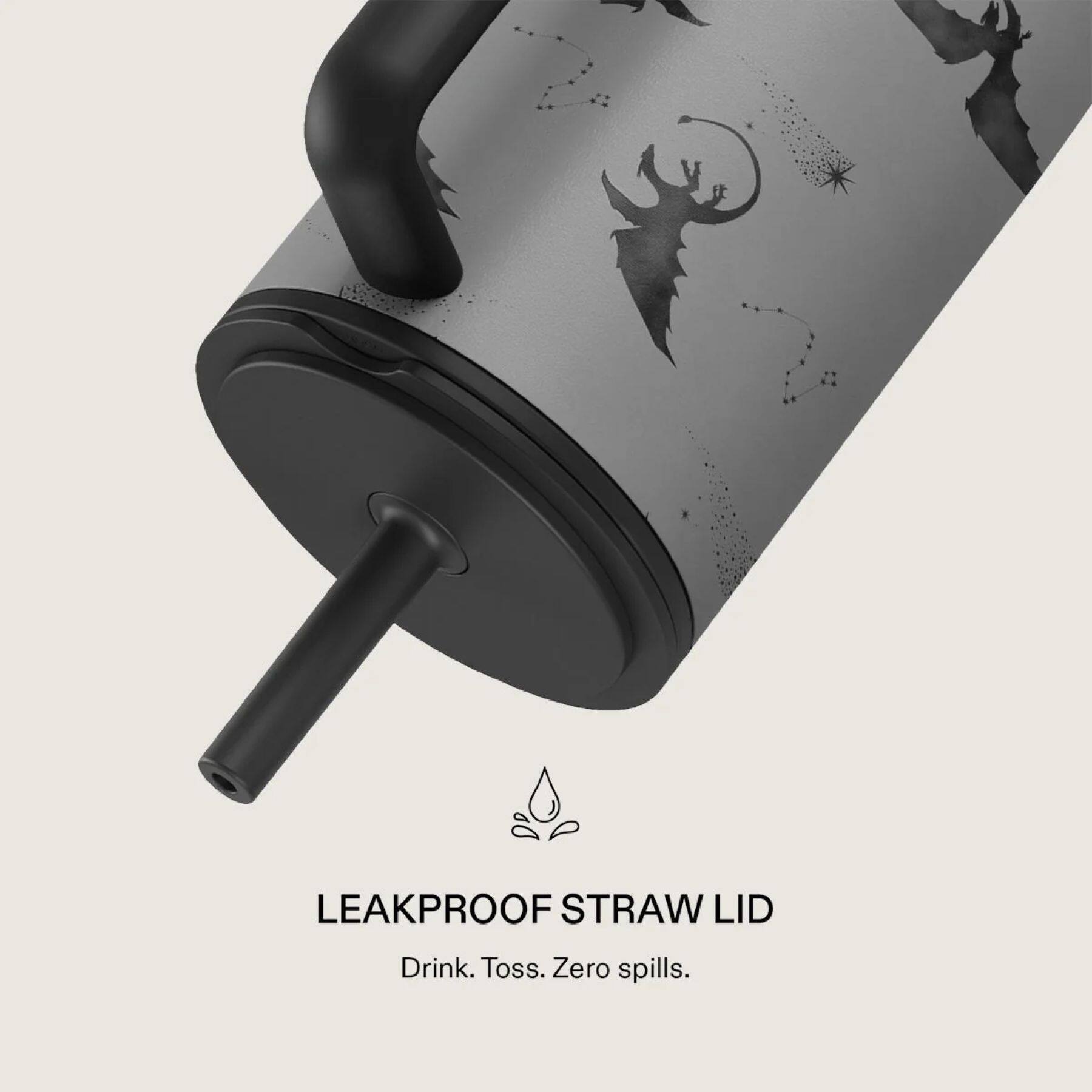 LEAKPROOF STRAW LID  
Drink. Toss. Zero spills.