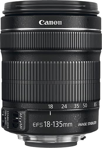 Best Buy: Canon EF-S 18-135mm f/3.5-5.6 IS STM Standard Zoom Lens Black  6097B002