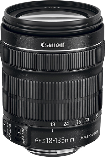 Best Buy: Canon EF-S 18-135mm f/3.5-5.6 IS STM Standard Zoom Lens Black  6097B002