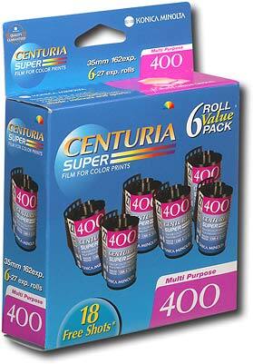 Best Buy: Konica Minolta Centuria Super 400 Film (6-pack, 162