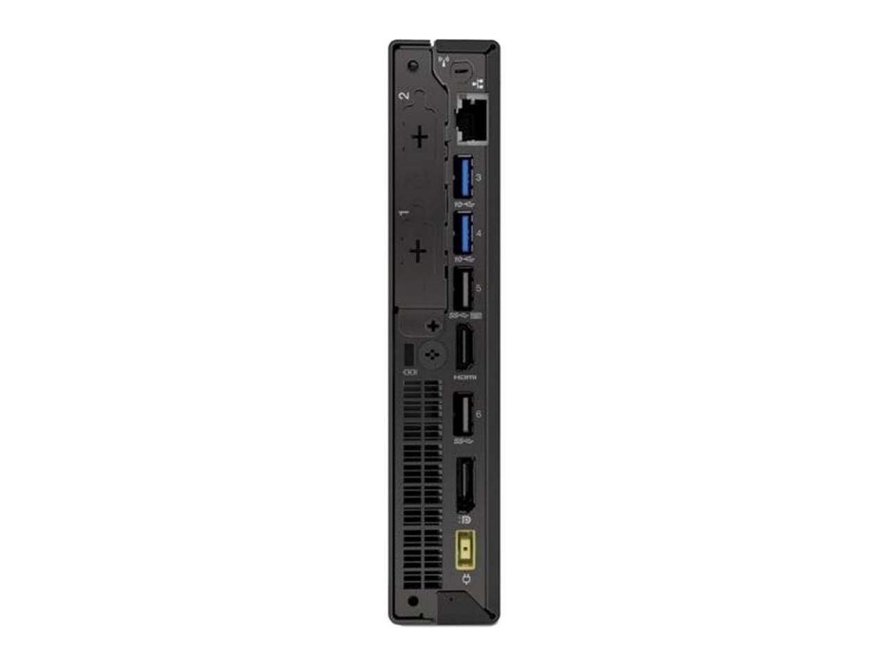 Alt View 1. Lenovo - Lenovo ThinkCentre M75q Gen 1 Tiny, AMD Ryzen 5 Pro 3400GE 3.3GHz, 16GB DDR4, 256GB NVMe SSD, Windows 11 Pro 64-bit - Black.