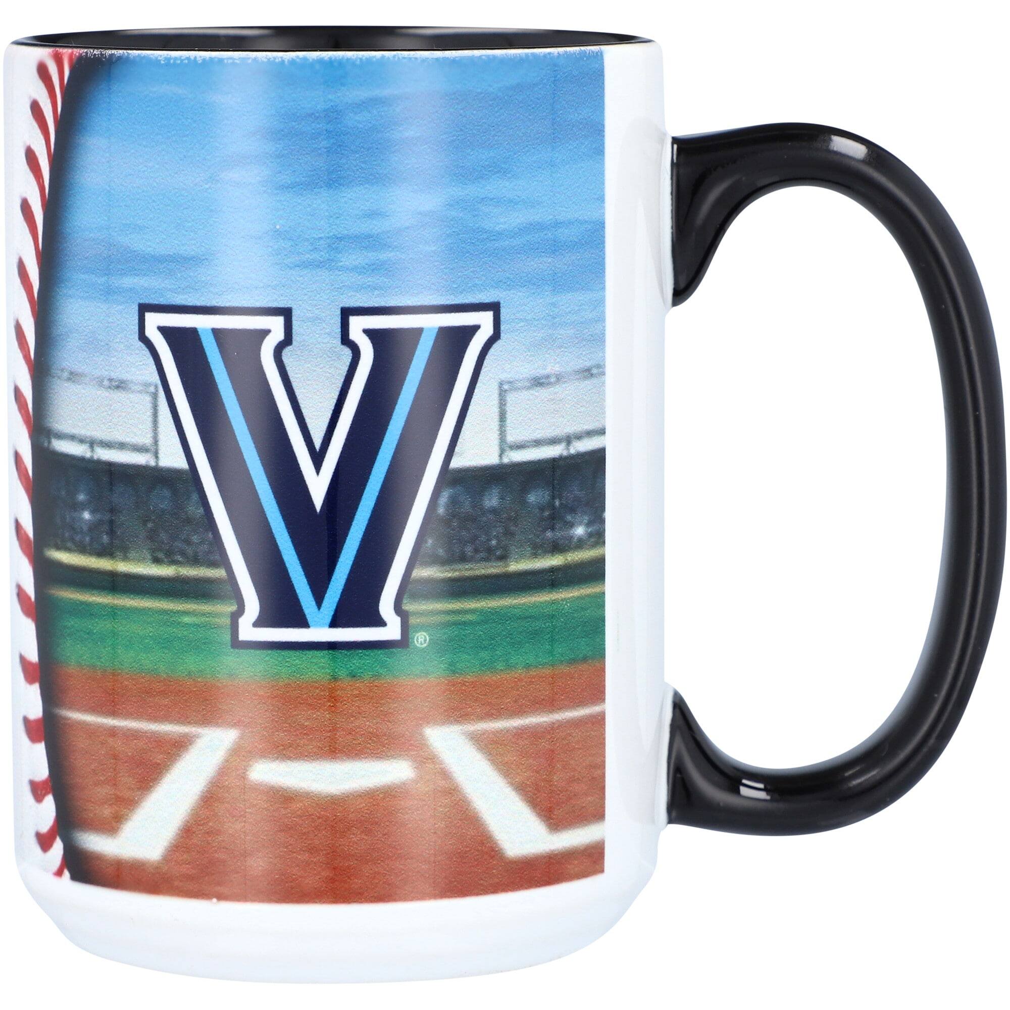 Alt View 1. Indigo Falls - Villanova Wildcats 15oz. Baseball Mug - Multicolor.