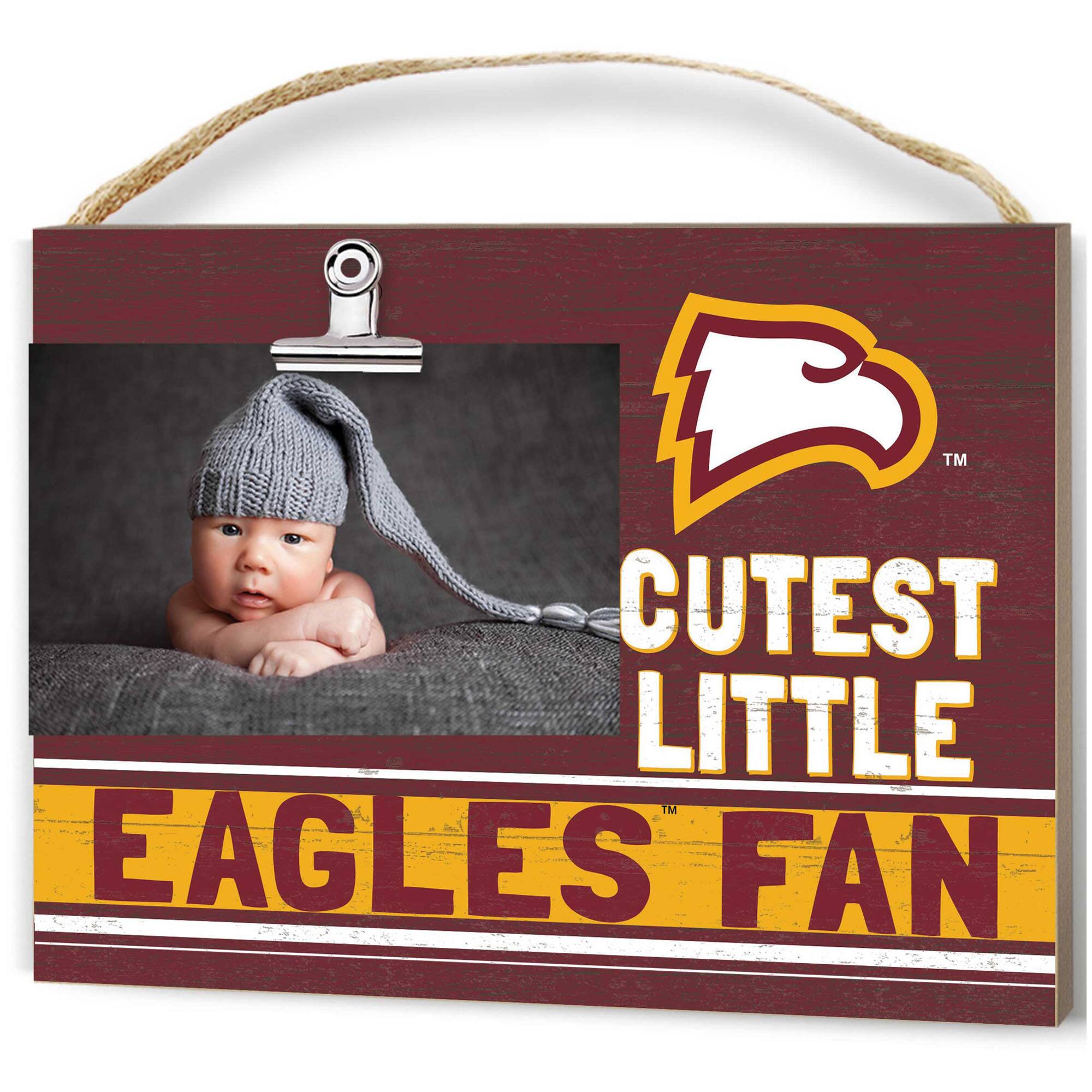 Winthrop Eagles 8'' x 10'' Cutest Little Team Logo Clip Photo Frame
