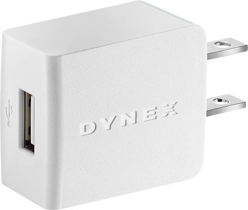 Front. Dynex™ - USB Wall Charger - Mint.