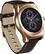 Angle. LG - Watch Urbane Smartwatch 46mm Stainless Steel - Gold Leather.