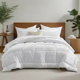 Peace Nest - All Season Down Alternative Comforter Duvet Insert - White
