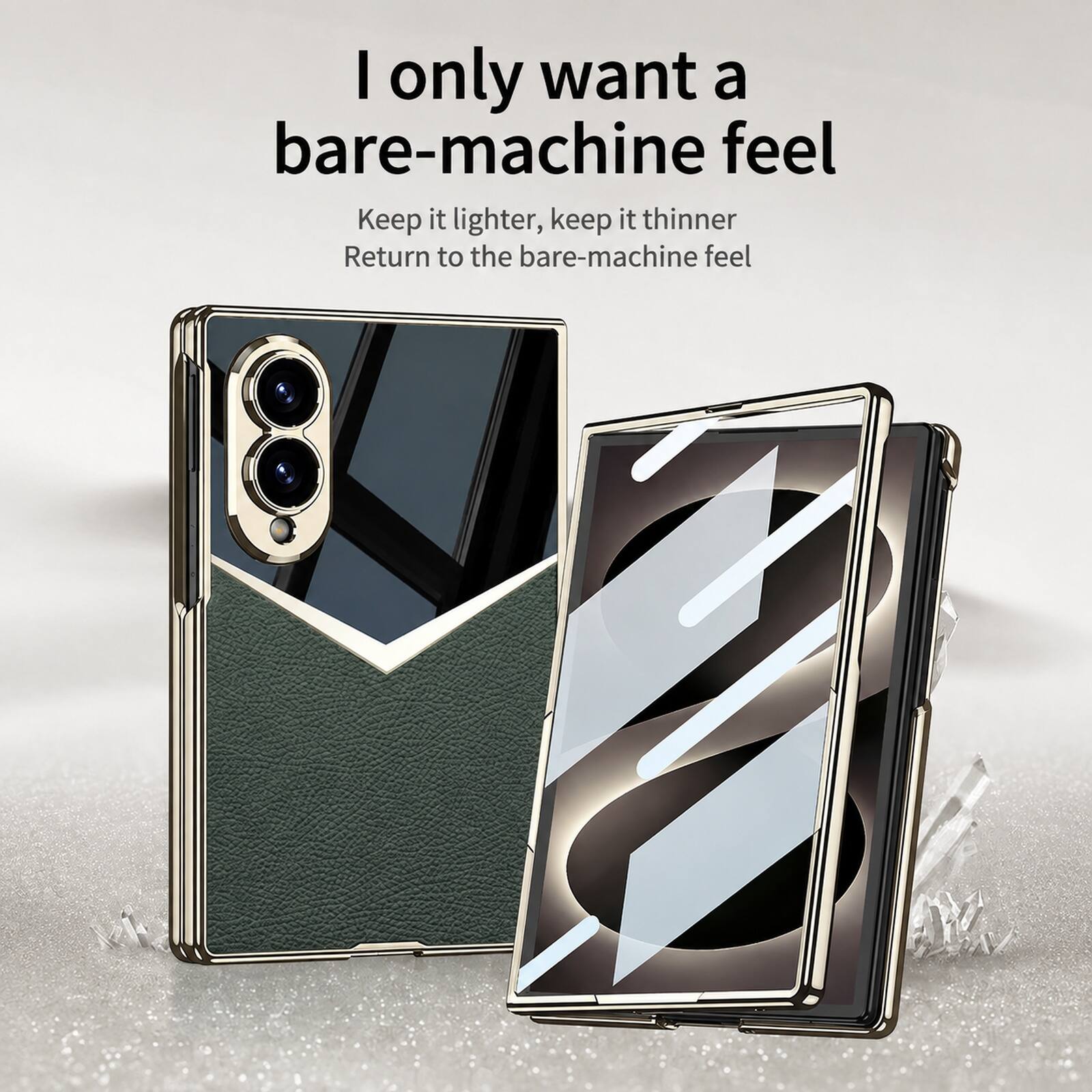 I only want a bare-machine feel  
Keep it lighter, keep it thinner  
Return to the bare-machine feel