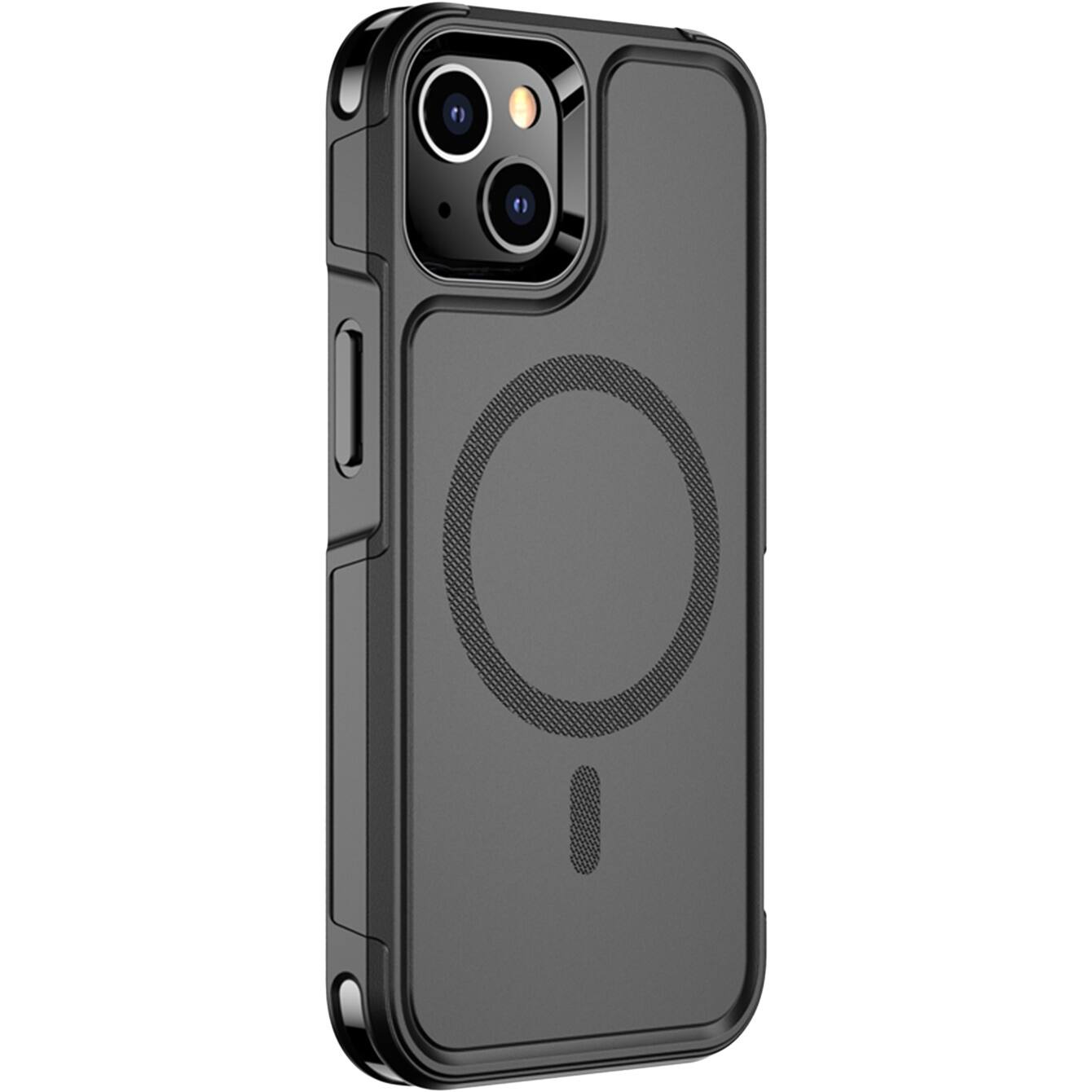 Angle. SaharaCase - Armor Series Hard Shell Case for Apple iPhone 14 Plus - Black.