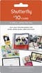 Front Detail. Shutterfly - DDP $10 Digital Download Card (Immediate Delivery).