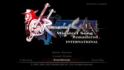Romancing SaGa Minstrel Song Remastered International Romancing SaGa Minstrel Song Remastered International
