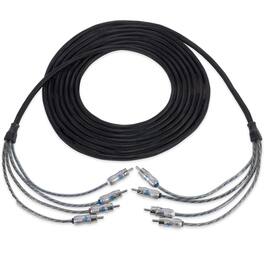 NVX - XIX46 19.69 ft (6 Meter) Oxygen Free Copper 4-Channel Double Twisted Pair X-Series Audio RCA Audio Interconnect Cable