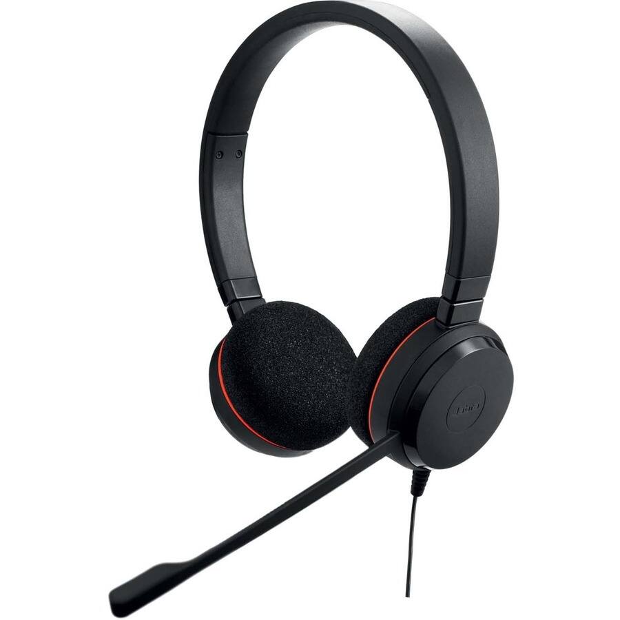 Alt View 3. Jabra - Jabra Evolve 20 Headset - Microsoft Teams Certification - Stereo - USB Type C, USB Type A - Wired - 20 Hz to 20 kHz - Black.