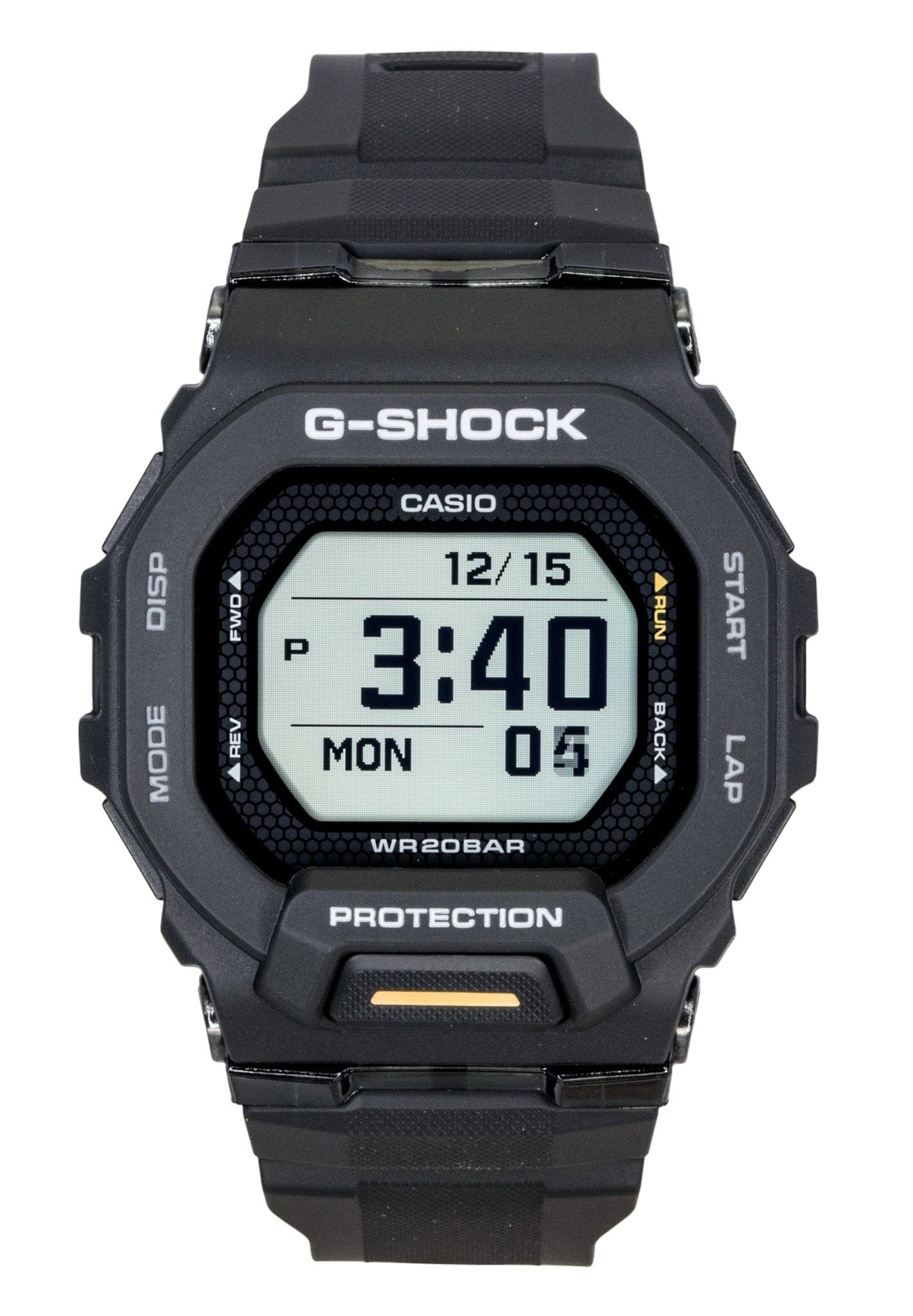 Casio - G-SHOCK G-Squad Digital Smartphone Link Resin Strap Quartz GBD-200-1A1 200M Men's Watch - Black