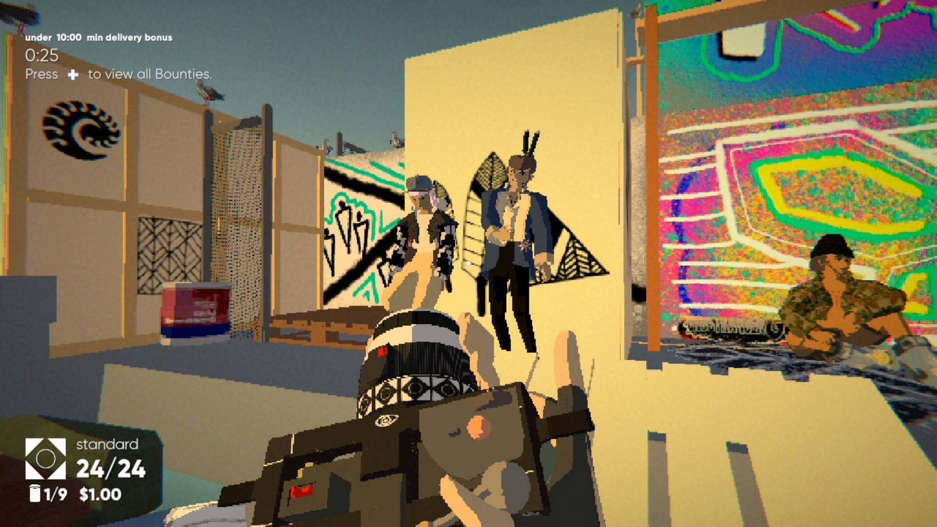 Under 10:00 min delivery bonus 0:25 Press + to view all Bounties. V A 5 standard 24/24 1/9 $1.00