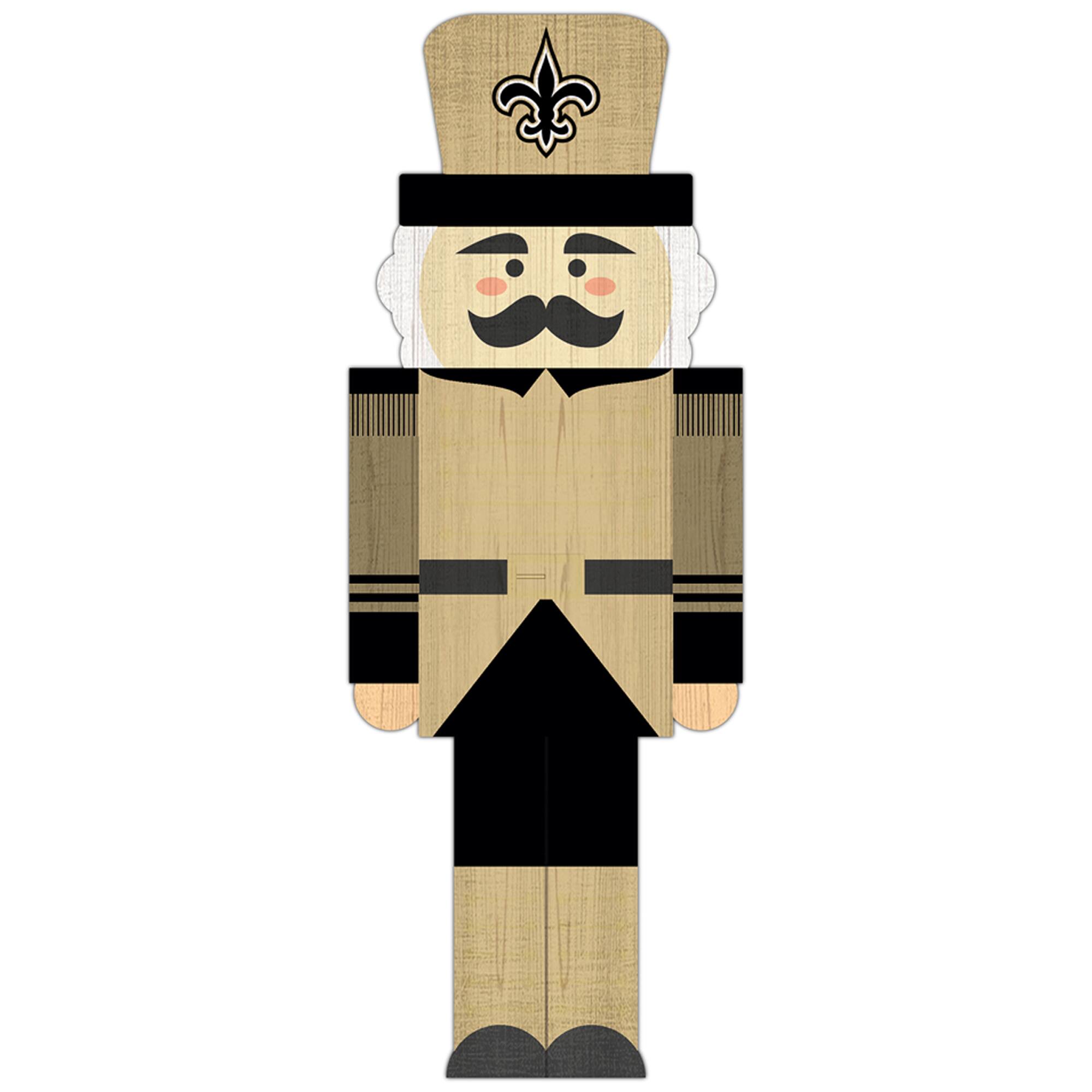 New Orleans Saints 31'' Nutcracker Leaner