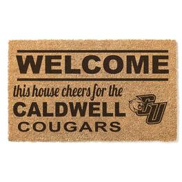 Jardine - Caldwell Cougars 18" x 30" Welcome Doormat - Brown