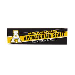 Evergreen Enterprises - Appalachian State Mountaineers 5" x 18" Shadow Logo Wood Mantle Sign - Multicolor