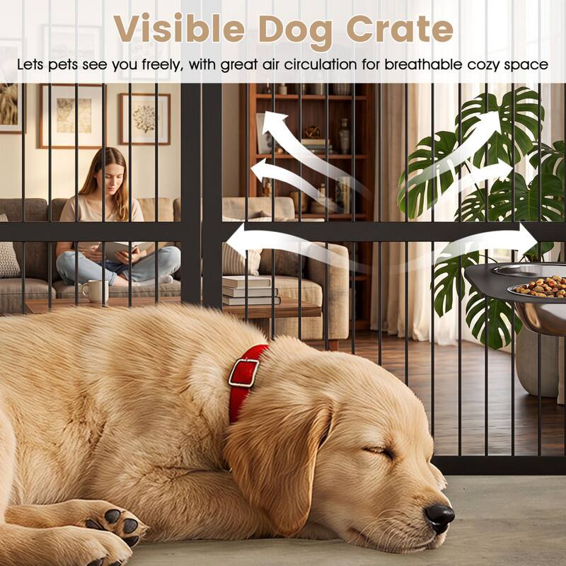 Visible Dog Crate  
Lets pets see you freely, with great air circulation for breathable cozy space