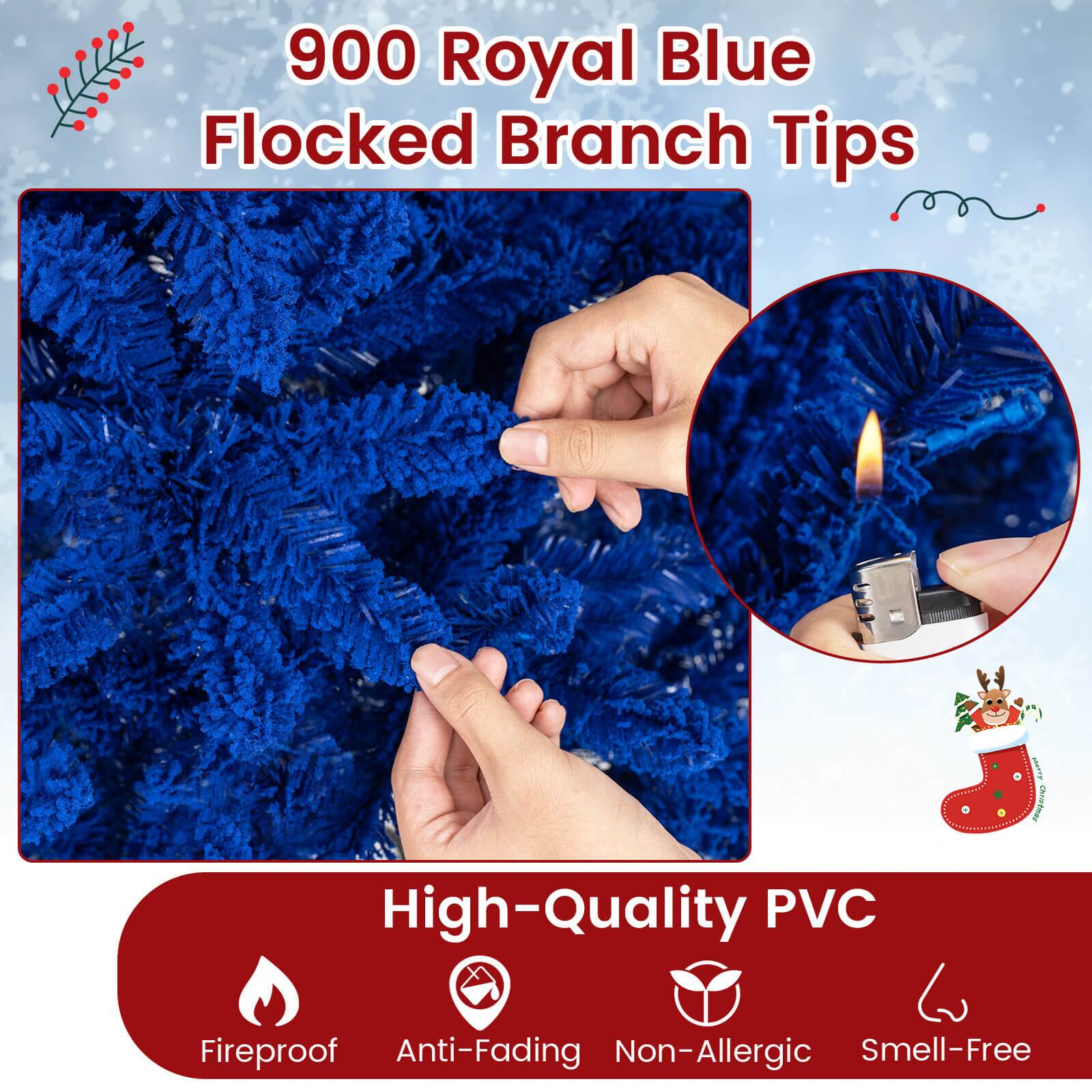 900 Royal Blue Flocked Branch Tips

High-Quality PVC

- Fireproof
- Anti-Fading
- Non-Allergic
- Smell-Free